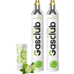 60L CO2 Cylinder Compatible with All 'Screw-In' Soda Makers For SodaStream (Excluding Enso, E-TERRA, Art, Terra, Gaia, and Aqua Fizz), Philips, Aarke, etc.Makes Up to 60L, 4-Pack