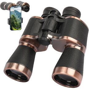 20x50 Binoculars for Adults, Binoculars HD High Powered Professionalfor Bird Watching Travel Stargazing Concerts Outdoor Sports-BAK4 Prism FMC Lens,Waterproof, Fogproof with Phone Adapter