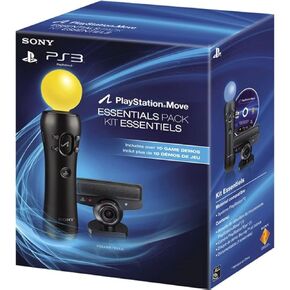 PS3 Move Essentials Pack w/ Motion Controller & E (Renewed)