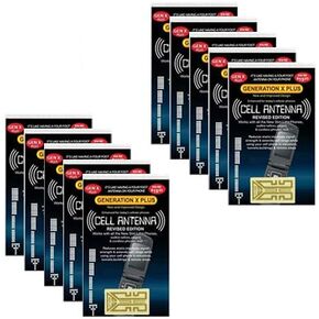 Harper Grove Cell Phone Internal Antenna Signal Reception Booster, 10 Pack, for Apple iPhone SE 4 4S 5 5C 5S 6 6S 7 7S 8 8+ X XS XR XS MAX