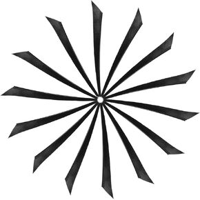Arrow Vanes Turkey Archery Arrows Feathers Fletching, Left Wing Fit for Hunting Target Shooting