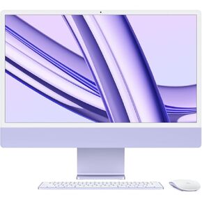 2023 Apple iMac with Apple M3 Chip (24-inch, 8GB RAM, 256GB SSD) (QWERTY English) Blue (Renewed)