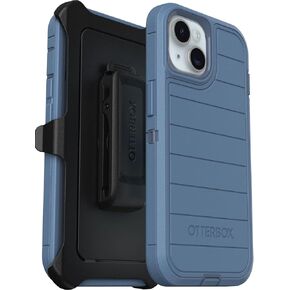 Otterbox iPhone 16e (فقط) - حالة سلسلة Defender - Black - بدون شاشة - وعرة ودائمة - مع حماية المنفذ - يشمل مقطع الحافظة - حماية الدفاع الميكروبي