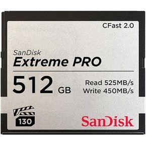 SanDisk Extreme Pro 512 GB CFast Card Model SDCFSP-512G-A46D