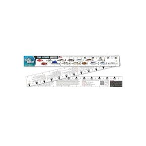 Salty Bones Texas Saltwater Lawstick - 36" Folding Fishing Ruler - Made in The USA - Newest Version