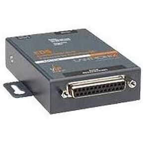 LANTRONIX ED1100002-01 Lantronix One Port Secure Serial RS232/422/485 to IP Ethernet Device Server; Up to 256-bit AES encryption; SSH/SSL/TLS Enterprise Security with PKI; Internatl 110-240VAC
