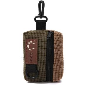 Chic Velvet Headphone Case for OnePlus Buds Pro 2, Dual-Tone Zipper Storage Bag - Soft Full Coverage Protective Pouch, Compact Portable Earphone Accessories Organizer