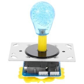 Hemoton Multi-Color Crystal Ball Joystick Replacement Handle for Retro Game Consoles, Easy Installation, Compatible with Various Video Game Systems