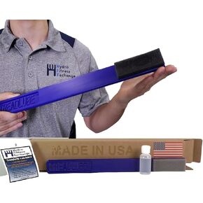 Hydra TreadLube Treadmill Walking Belt Lubricating Kit 100% Silicone Oil Tread Lube with 16" Applicator (Actually Apply to Hard Reach Areas) Reduces Friction Works with Most Treadmill - Made in USA