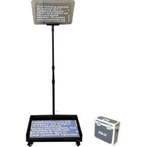 TELEPROMPTER 24inch M-HY24 Presidential Teleprompter Include Monitor with Remote Control, Hardcase & APP, Live Events Public Speaking & Conference, Speech Prompter Stage Autocue