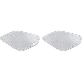 Fit for BMW X3 G01 2018-2022 Car Audio Speaker Cover Trim Door Loudspeaker Cover Trim Car Accessories Interior Door Audio Speaker Cover(Sliver color1)