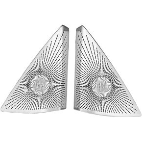 Fit for Benz C Class W204 C180 C200 Car Interior Door Audio Speaker Loudspeaker Trim Cover Stiker Car-Styling Door Audio Speaker Cover(2 PC-01)