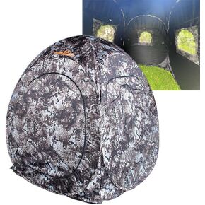 THUNDERBAY Run & Gun Series 1-3 Pereson Pop-Up Ground Blind, Hunting Bilnd for Deer, Turkey Duck Hunting, Bow Hunting
