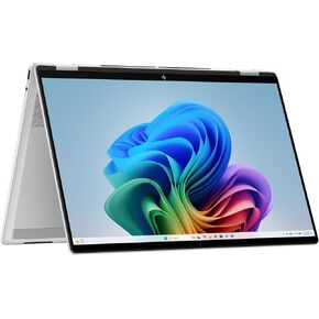 HP OmniBook 7 Flip 16 inch 2-in-1 Next Gen AI PC, 3K OLED 120Hz Touchscreen Display, Intel Core Ultra 7 258V, 32 GB RAM, 1TB SSD, Intel Arc 140V GPU, Pen, Windows 11 Home, Copilot+ PC, Glacier Silver