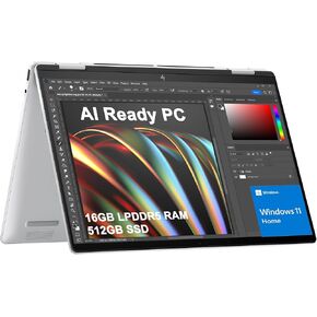 HP Envy x360 2-in-1 Laptop (14" FHD+ Touchscreen, AMD Ryzen 5 8640HS (>i7-1255u), 16GB RAM, 1TB SSD), Creator, Photographer, Designer, 2025 AI PC, Backlit KB, Webcam w/ Shutter, Copilot, Win 11 Home