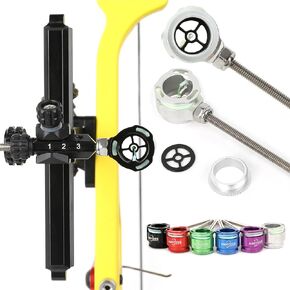 ZSHJGJR Archery Recurve Bow Sight Single Pin Sight 0.019" Fiber Optical 1 Pin Sight Scope Sight Pin for Bow Hunting Target Shooting Accessories