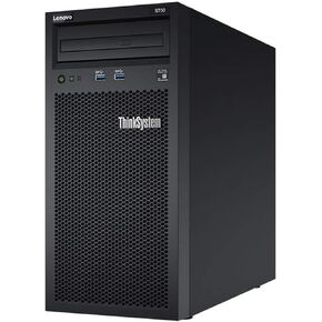 Lenovo ThinkSystem ST50 Tower Server Including Intel Xeon 3.4GHz CPU, 32GB DDR4 2666MHz RAM, 6TB HDD Storage, JBOD RAID (Renewed)