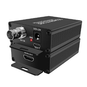 محول SDI إلى HDMI ، إدخال 3G-SDI/HD-SDI/SD-SDI إلى محول إخراج HDMI ، دعم تضمين الصوت HDMI1.3 ، SD/HD/3G-SDI 1080p لكاميرا أمان CCTV