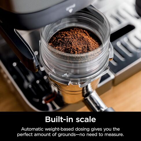 Ninja Luxe Cafe Premier Series, Espresso Machine, Drip Coffee, Rapid Cold Brew, Integrated Grinder, Hands-Free Frother, with Knock Box, Water Filter, Cleaning Tablets, Descaler, ES601GM in Saudi Arabia