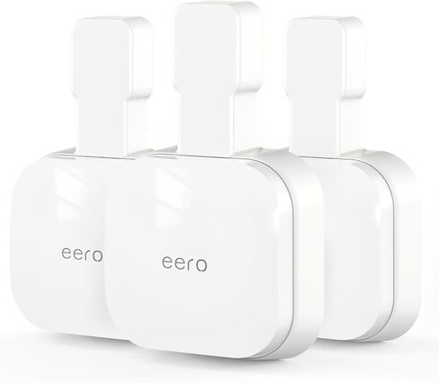 حامل الجدار المخرج لـ Eero 7 ، حامل قوس الوقوف متوافق مع Eero 7 Dual-Band Mesh Wi-Fi 7 Router Extender ، بدون أسلاك فوضوية ، توفير مساحة (3 عبوات) in Kuwait