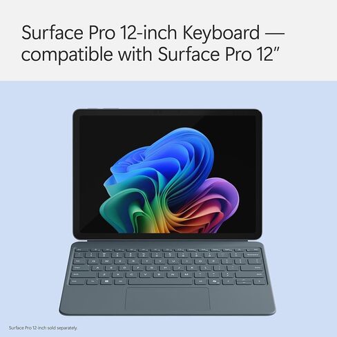 Microsoft Surface Pro Keyboard for Surface Pro 12" Device, Keyboard Only, Alcantara Material, Slate in Saudi Arabia