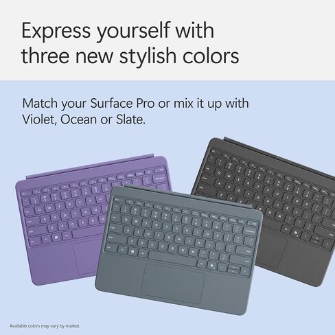 Microsoft Surface Pro Keyboard for Surface Pro 12" Device, Keyboard Only, Alcantara Material, Slate in Saudi Arabia