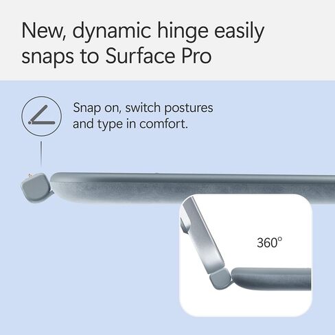 Microsoft Surface Pro Keyboard for Surface Pro 12" Device, Keyboard Only, Alcantara Material, Slate in Saudi Arabia