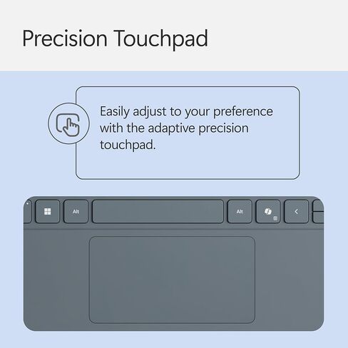 Microsoft Surface Pro Keyboard for Surface Pro 12" Device, Keyboard Only, Alcantara Material, Slate in Saudi Arabia