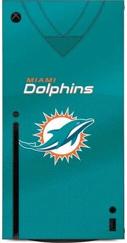 Skinit Skinit Gaming Gaming Skin متوافق مع وحدة التحكم Xbox Series X - NFL Miami Dolphins Design Tropical Design in Kuwait