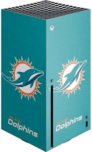 Skinit Skinit Gaming Gaming Skin متوافق مع وحدة التحكم Xbox Series X - NFL Miami Dolphins Design Tropical Design in Kuwait