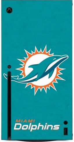 Skinit Skinit Gaming Gaming Skin متوافق مع وحدة التحكم Xbox Series X - NFL Miami Dolphins Design Tropical Design in Kuwait
