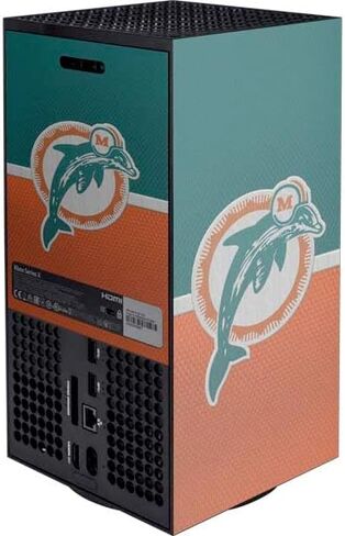 Skinit Skinit Gaming Gaming Skin متوافق مع وحدة التحكم Xbox Series X - NFL Miami Dolphins Design Tropical Design in Kuwait