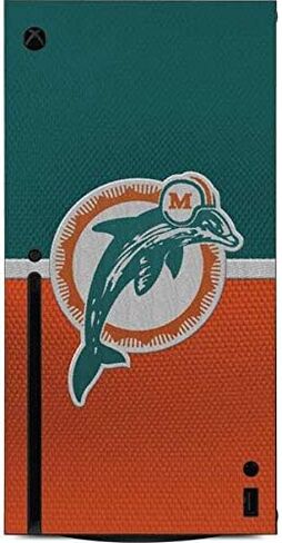 Skinit Skinit Gaming Gaming Skin متوافق مع وحدة التحكم Xbox Series X - NFL Miami Dolphins Design Tropical Design in Kuwait