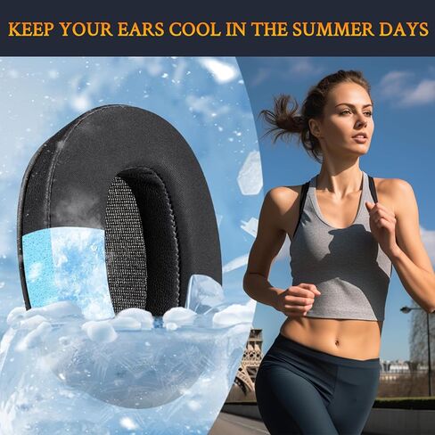 SOULWIT Cooling-Gel Replacement Earpads for Sony WH-CH700N (WHCH700N) & MDR-ZX780 (ZX780DC)/MDR-ZX770 (ZX770BN ZX770BT), Ear Pads Cushions for MDR-10R (10RNC 10RBT) Over-Ear Headphones in Kuwait
