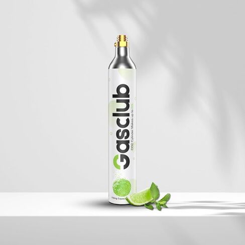 60L CO2 Cylinder Compatible with All 'Screw-In' Soda Makers For SodaStream (Excluding Enso, E-TERRA, Art, Terra, Gaia, and Aqua Fizz), Philips, Aarke, etc.Makes Up to 60L, 4-Pack in Saudi Arabia