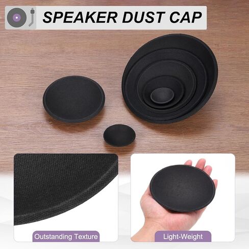 MECCANIXITY 4Pcs Speaker Dust Cap 115mm/4.53" Outer Diameter Dome Paper Cap Subwoofer Coil Cover Caps with Repair Glue for Speaker Decoration Accessory Repair in Saudi Arabia
