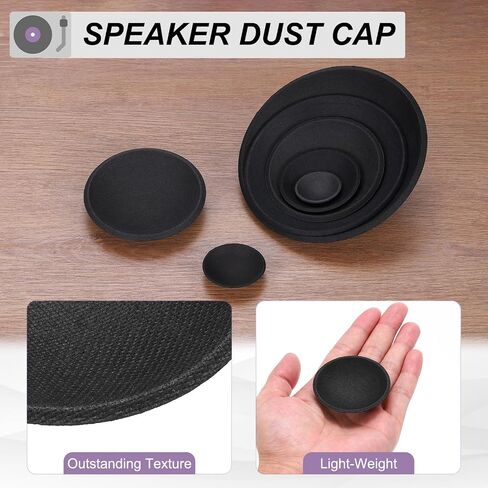 MECCANIXITY 4Pcs Speaker Dust Cap 115mm/4.53" Outer Diameter Dome Paper Cap Subwoofer Coil Cover Caps with Repair Glue for Speaker Decoration Accessory Repair in Saudi Arabia