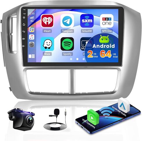 [2G+64G] Hikity Upgrade Android Stereo for Honda Pilot Radio 2006-2008, 9 Inch Touchscreen Wireless Carplay Android Auto Radio with GPS Navigation WiFi Bluetooth Backup Camera in Saudi Arabia