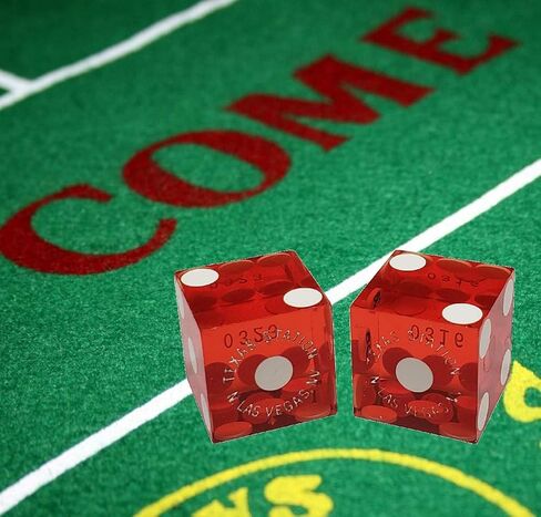 Cyber-Deals Wide Selection of 19mm Craps Dice - Authentic Las Vegas Casino Table-Played (Flamingo (Green Polished)) in Saudi Arabia