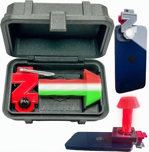 5-in-1 Smartphone Flashlight Adapter and Multicolor Lantern Diffuser with Carrying Case for Camping, Hunting, Fishing, Stargazing, and Travel in Saudi Arabia
