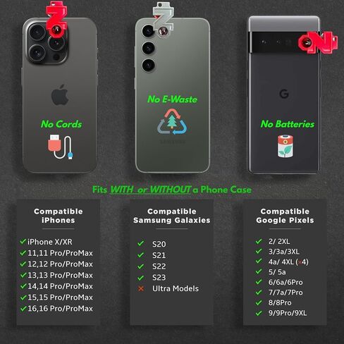 5-in-1 Smartphone Flashlight Adapter and Multicolor Lantern Diffuser with Carrying Case for Camping, Hunting, Fishing, Stargazing, and Travel in Saudi Arabia