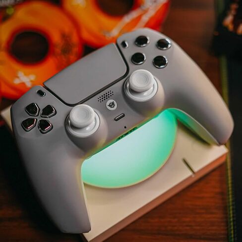 HEXGAMING ULTIMATE Hall Effect Wireless Controller Compatible with ps5-4 Back Buttons, Mouse-Click Hair Triggers, Interchangeable Thumbsticks - New Hope Gray in Saudi Arabia