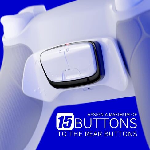 HEXGAMING ULTIMATE Hall Effect Wireless Controller Compatible with ps5-4 Back Buttons, Mouse-Click Hair Triggers, Interchangeable Thumbsticks - New Hope Gray in Saudi Arabia