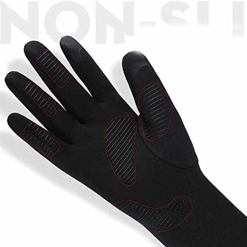 Winter Unisex Outdoor Sports Touch Screen Warm Gloves Plus Velvet Thin Section Mountaineering Cycling Men's Gloves in Saudi Arabia