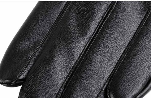 Men's Winter Warm Gloves, Men's Artificial Leather Driving Gloves, Thin Leather Gloves, Touch Screen in Saudi Arabia