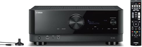 Yamaha RX-V6A 7.2-Channel Surround Sound Network AV Receiver with MusicCast Built-in Wi-Fi and Bluetooth Streaming Home Theater System Bundle with Accessories in Kuwait