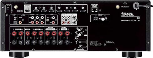 Yamaha RX-V6A 7.2-Channel Surround Sound Network AV Receiver with MusicCast Built-in Wi-Fi and Bluetooth Streaming Home Theater System Bundle with Accessories in Kuwait