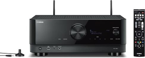 Yamaha RX-V6A 7.2-Channel Surround Sound Network AV Receiver with MusicCast Built-in Wi-Fi and Bluetooth Streaming Home Theater System Bundle with Accessories in Kuwait