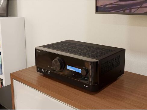 Yamaha RX-V6A 7.2-Channel Surround Sound Network AV Receiver with MusicCast Built-in Wi-Fi and Bluetooth Streaming Home Theater System Bundle with Accessories in Kuwait