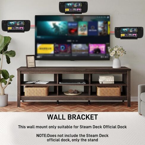 Stand for Steam Deck,with Floor mats and Protective Film,Unique Design,Made of Acrylic Material (For Steam Deck Display Stand) in Saudi Arabia